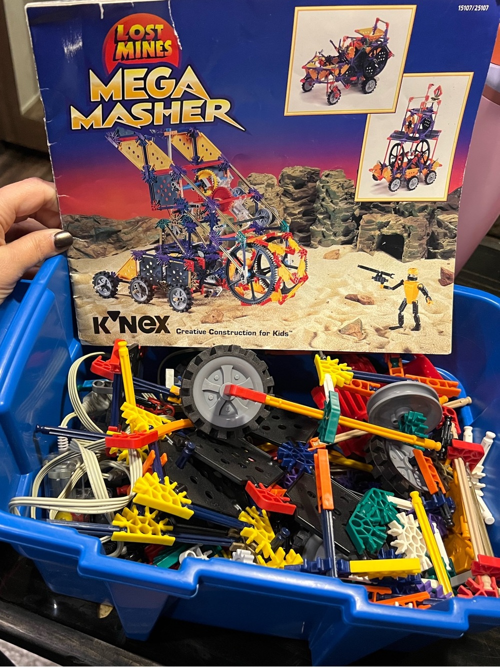 Vintage 1998 K'NEX Lost Mines: Mega Masher (Set #15107) Bulk Lot!